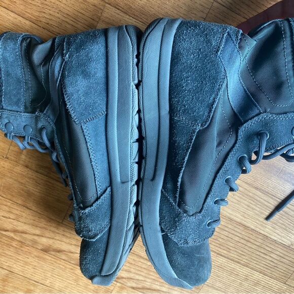 Nortiv 8 Mens Gray Military Tactical Leather Work Boots Size 9.5 grunge utility main image 6